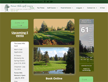 Tablet Screenshot of golfforesthills.com